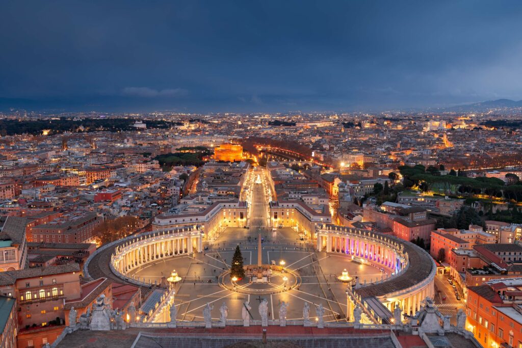 Picture of Vatican City in Rome Italy.