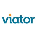 Logo of Viator, a company offering cheap exciting tours around the world.